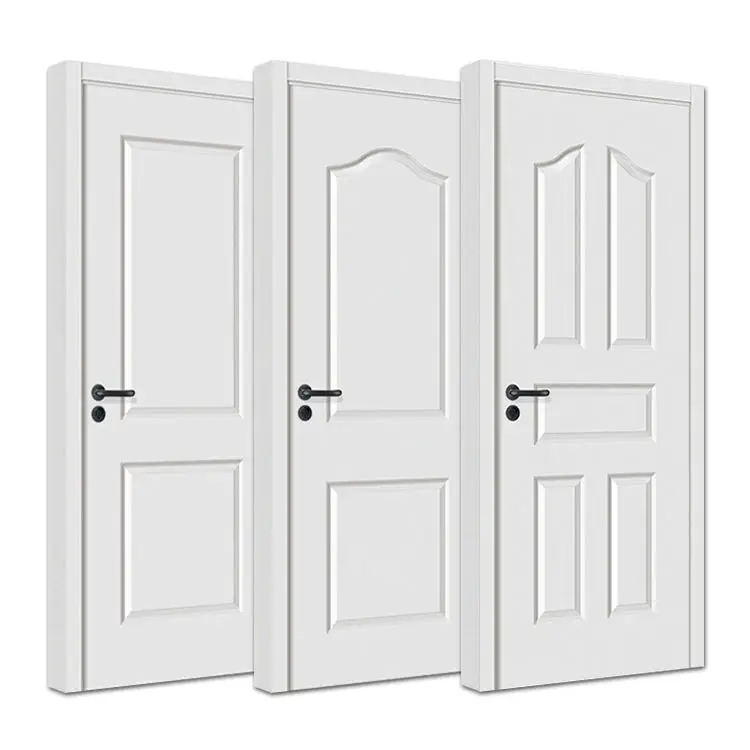 Wood white primer Slab doors with filled honeycomb paper