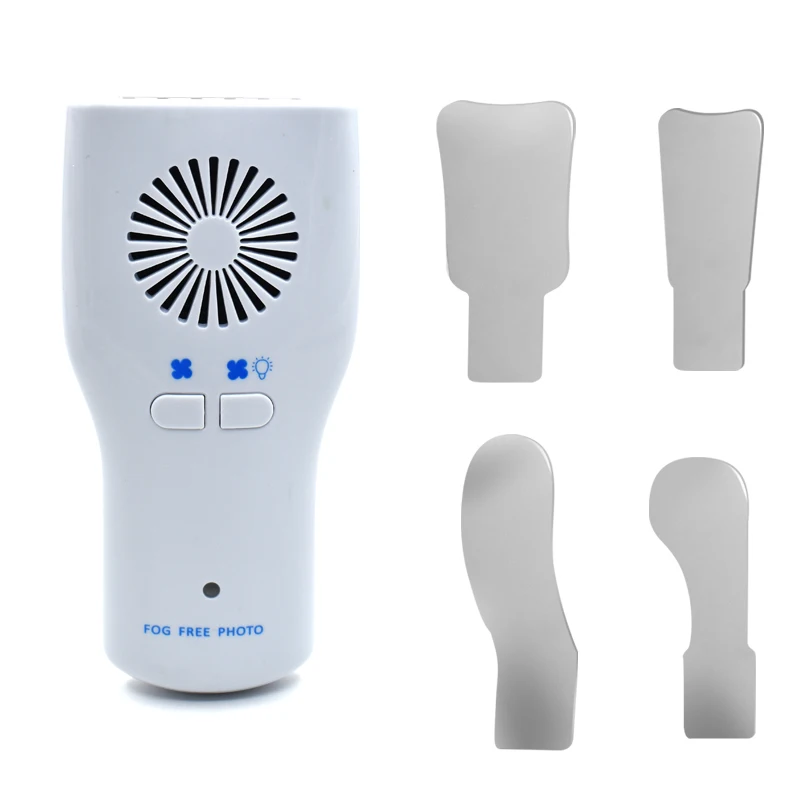 Dental Fog Free Intraoral Photography Mirror Automatic Electric Dental Occlusal Mirror Defogging Reflector with LED Light