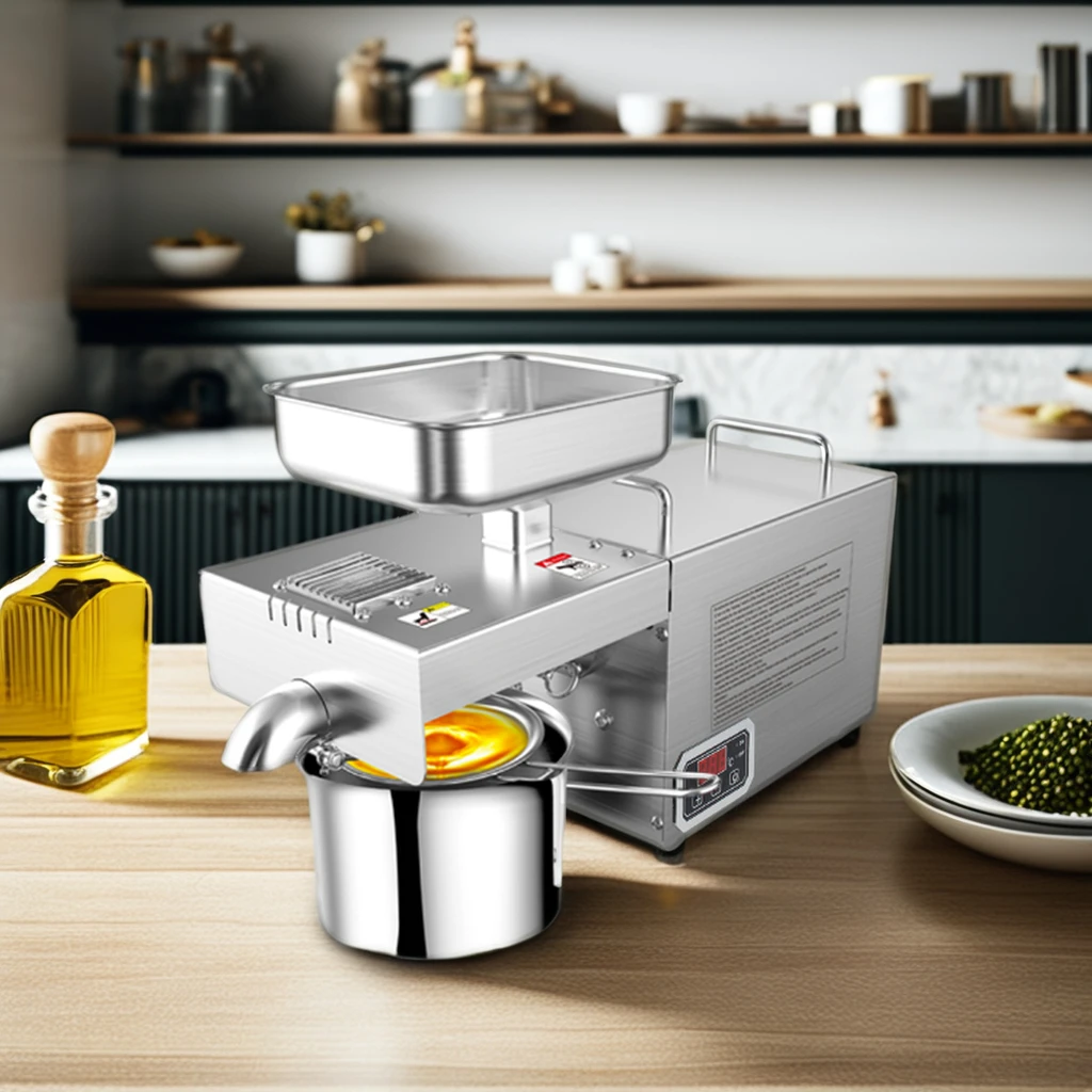 MJ 5kg/h Small Oil Pressers Mini Home use Peanut Walnut Coconut Avocado Cocoa Soybean Sesame Sunflower Screw Oil Press Machine