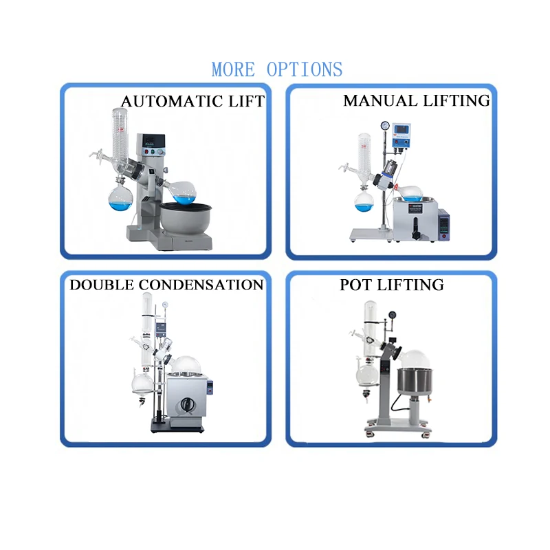 YUHUA 5l flask for vacuum roto rotary evaporator chiller for friuits