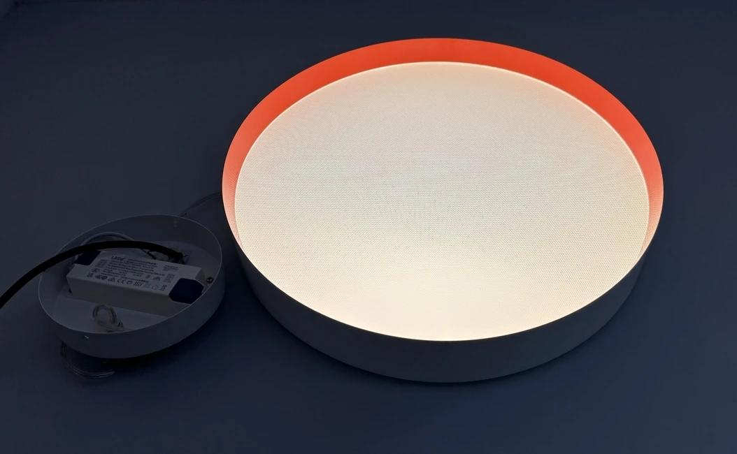 Round Circle led commercial ceiling Different Color Temperature Aluminum Profile led Round light For Indoor Decorative Lighting