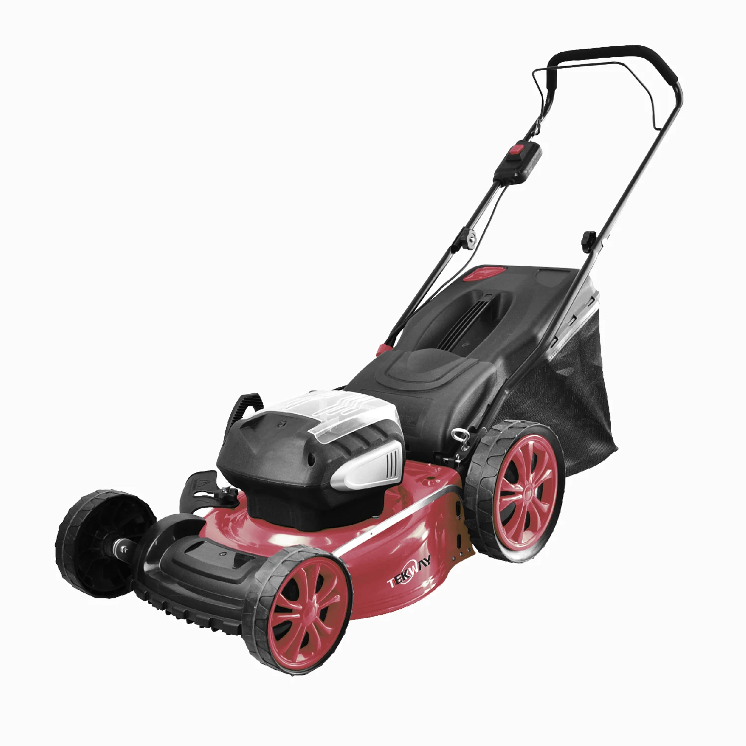 16 Inch Cordless Lawn Mower 4 in 1 Function 36V Lithium Battery Grass Mower
