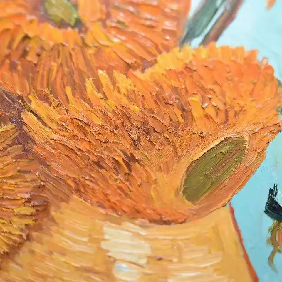 High Quality Famous Reproduction Impressionism Sunflower series By Van Gogh Handpainted Flowers Paintings