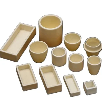 Квадратный корундовый тигель 99Alumina60*40*20 мм для высокотемпературных лабораторий