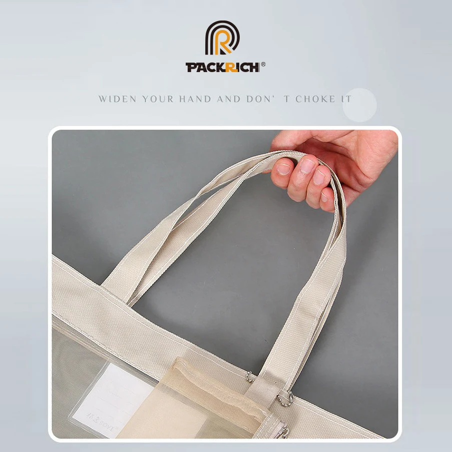 Reusable Custom Women Christmas Gifts Logo Cute Large Capacity Lightweight Transparent Beach Bags Mesh Shopping Bag