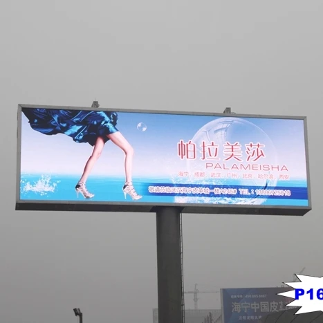 TOPLED Outdoor full color LED screen digital billboards Fixed installation street screen outdoor for shop advertising