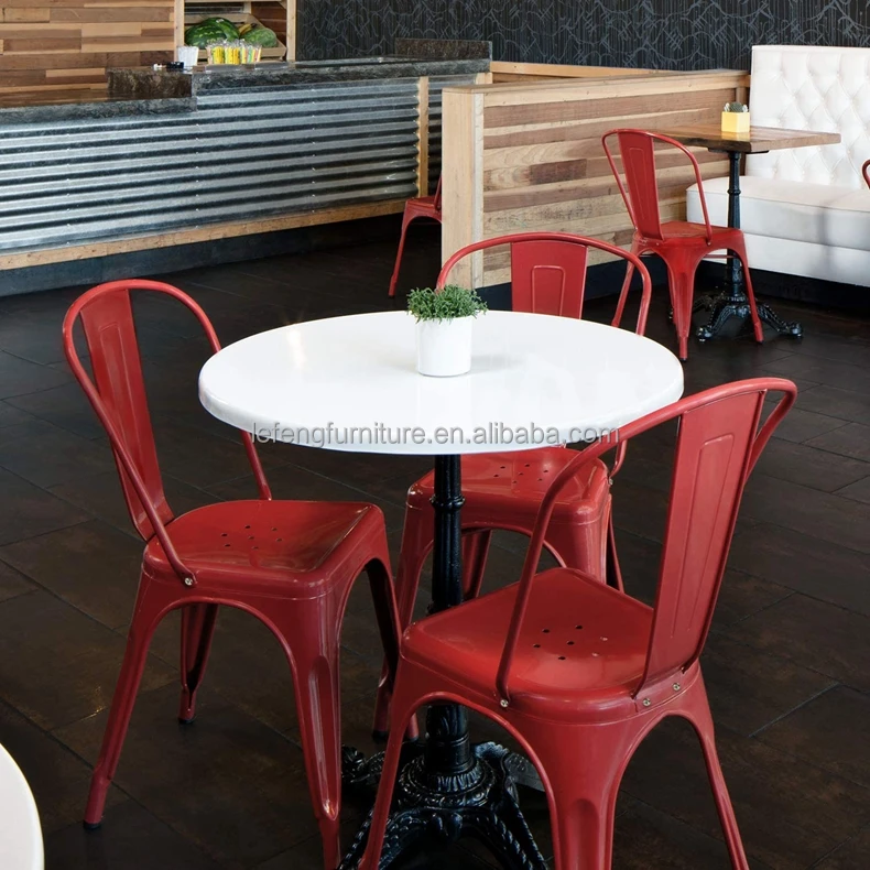 Wholesale Rustic Vintage Metal Iron Steel Metal Restaurant Bistro Chair Tolix Used Restaurant/Dining/Bar silla Tolix Metal Chair