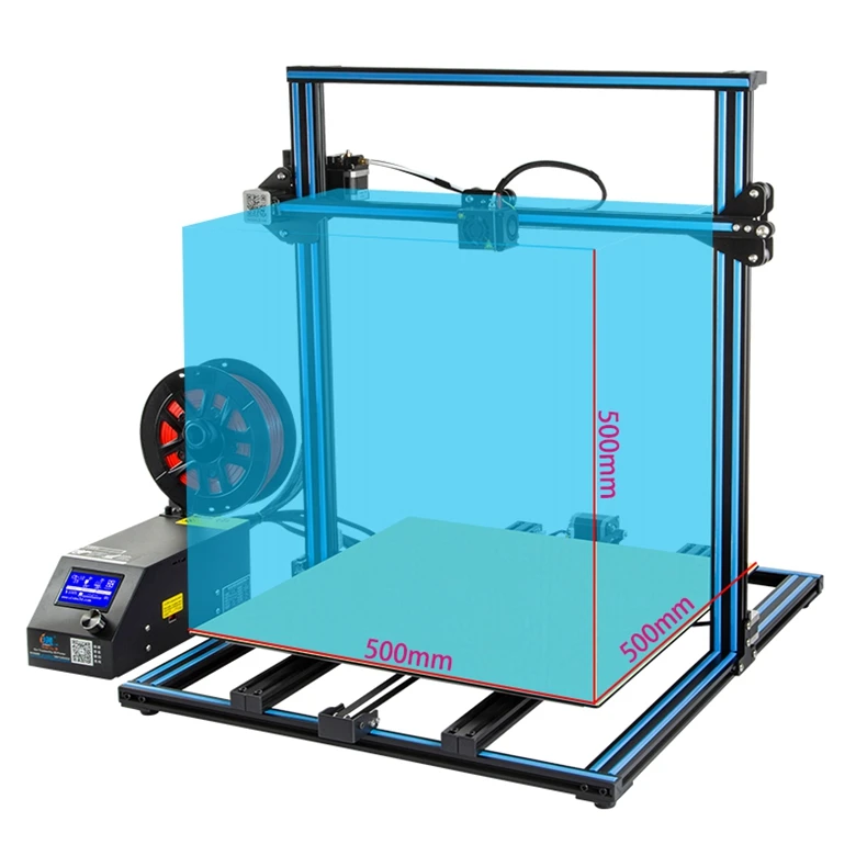 
Creality Open Source CR-10 S5 All Metal Frame 3D Printer With 500x500x500mm Large Printing Size 