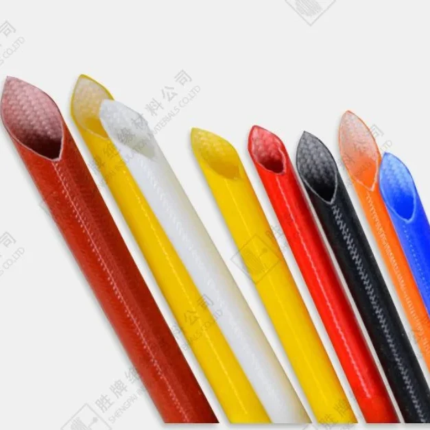 High temperature Voltage resistant silicone rubber Fiberglass Braided Sleeve 1.5mm 2.5mm 5mm 6mm 10mm 25mm 30mm 35mm