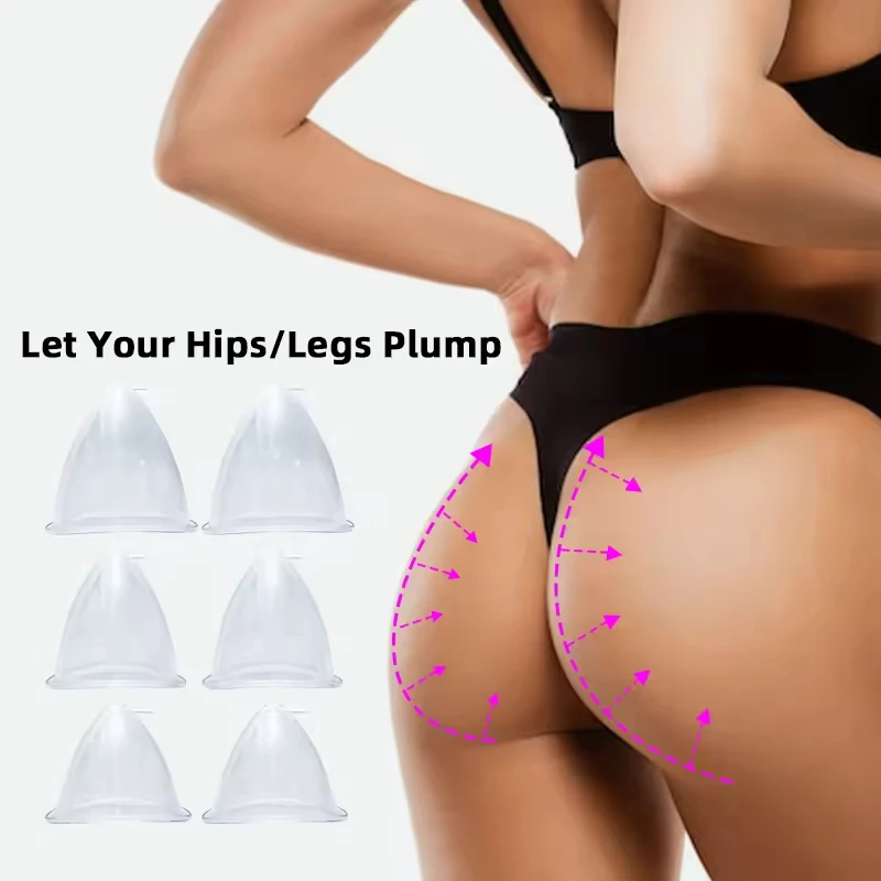 340ml  32 Cups Butt Lift Machine Buttock Vacuum Bum Lifting Cupping Buttock Therapy Breast Enhance Body Massage Machines