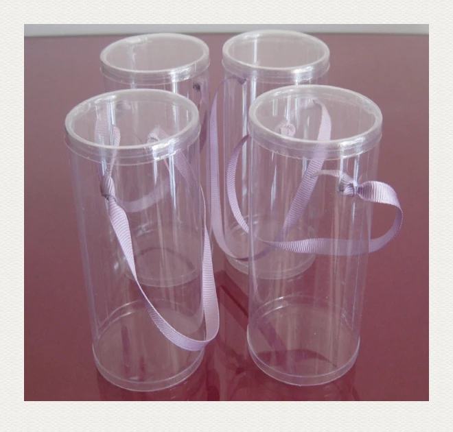 Custom Tube Box PVC/PET Clear Cylinder Round Plastic Packaging