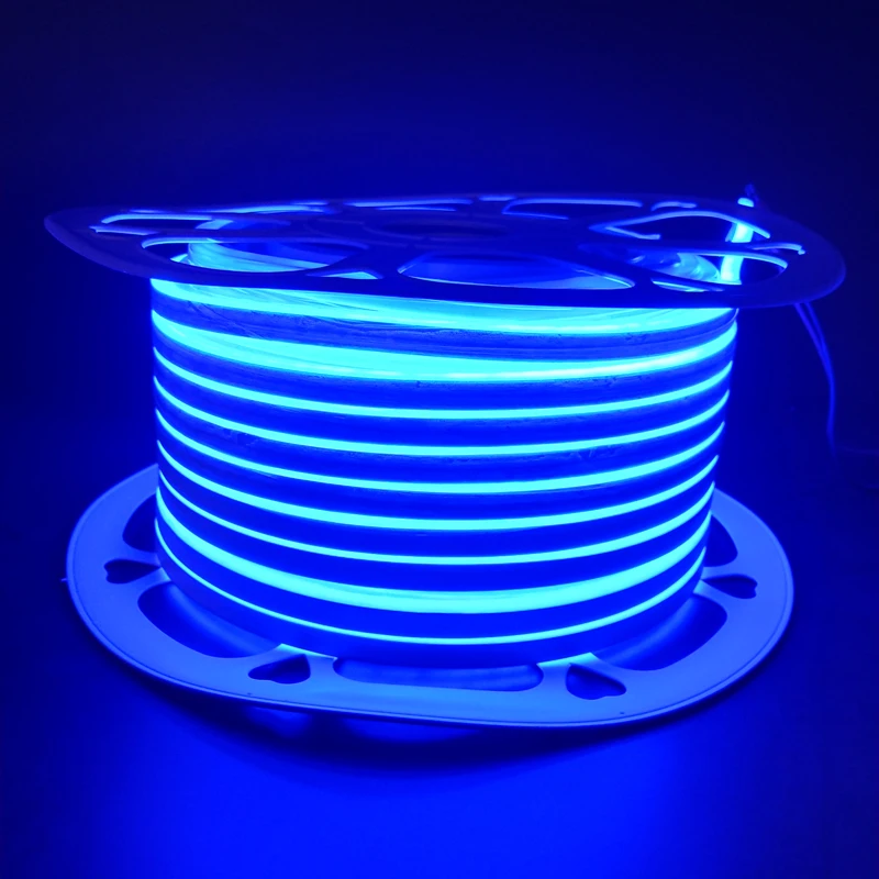Waterproof IP65  2.5cm/cut Blue  neon light 6x12 12v neon flex LED neon strip Rope Light