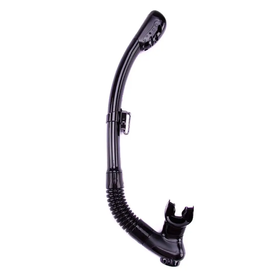 Top Selling High Quality Portable Foldable Breathing Tube Liquid Silicone Mouthpieces Customized Logo Adult Freediving Snorkel