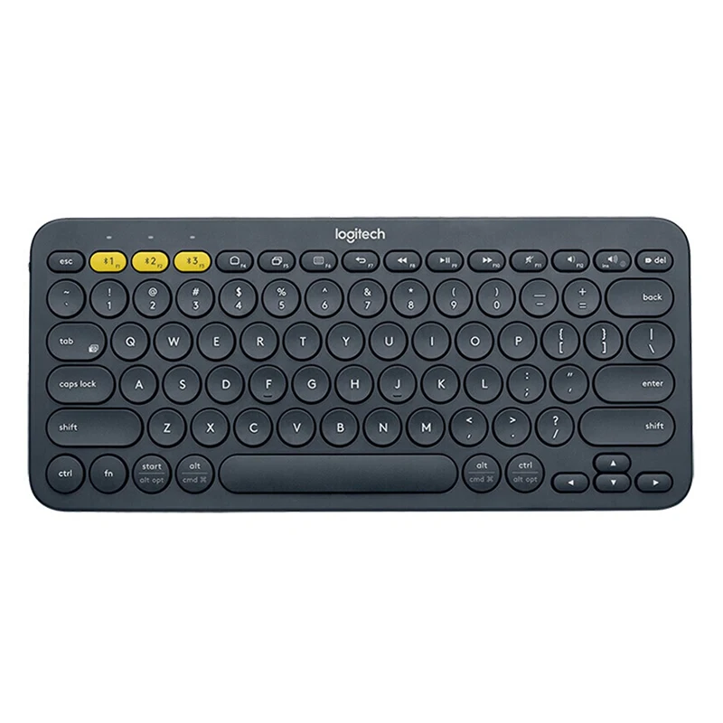 Беспроводная мини-клавиатура Logitech K380 с Bluetooth черная несколькими устройствами розовая