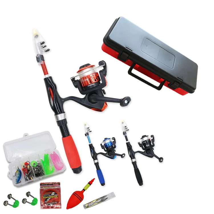 Factory Directly Sale 1.3M Fishing Tackle Set Fishing Rod Reel Set With Box