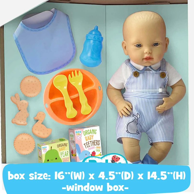 Free Sample 13 inches Reborn baby Doll Customized Real Touch Doll Pretend Play Birthday Gifts