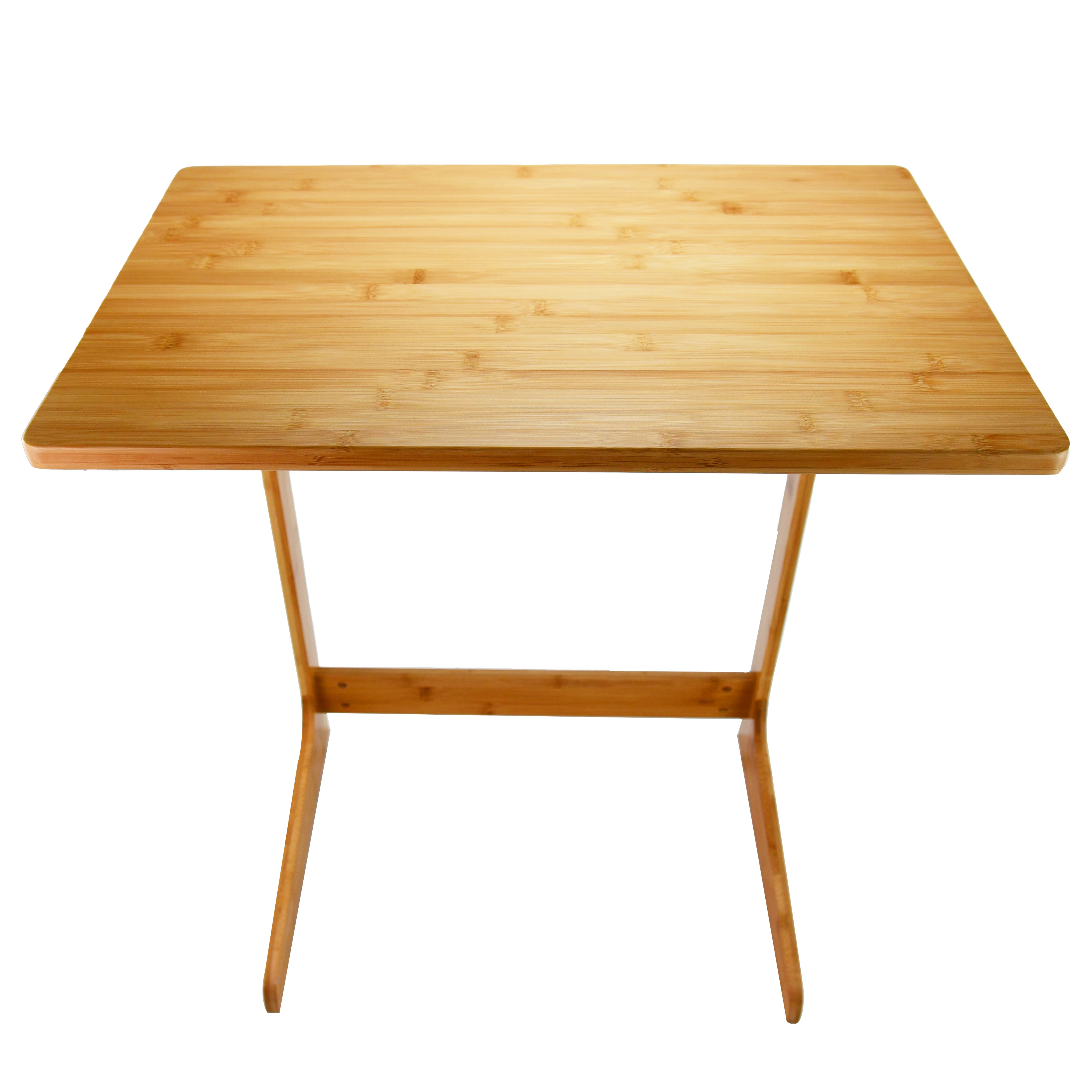 Sofa Table TV Tray End Laptop Table, bamboo snack Desk For Coffee Bed Eating Writing Reading Living Room