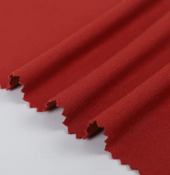95% Cotton 5% spandex Jersey Fabric 180gsm  For T shirt from Keqiao Shaoxing China