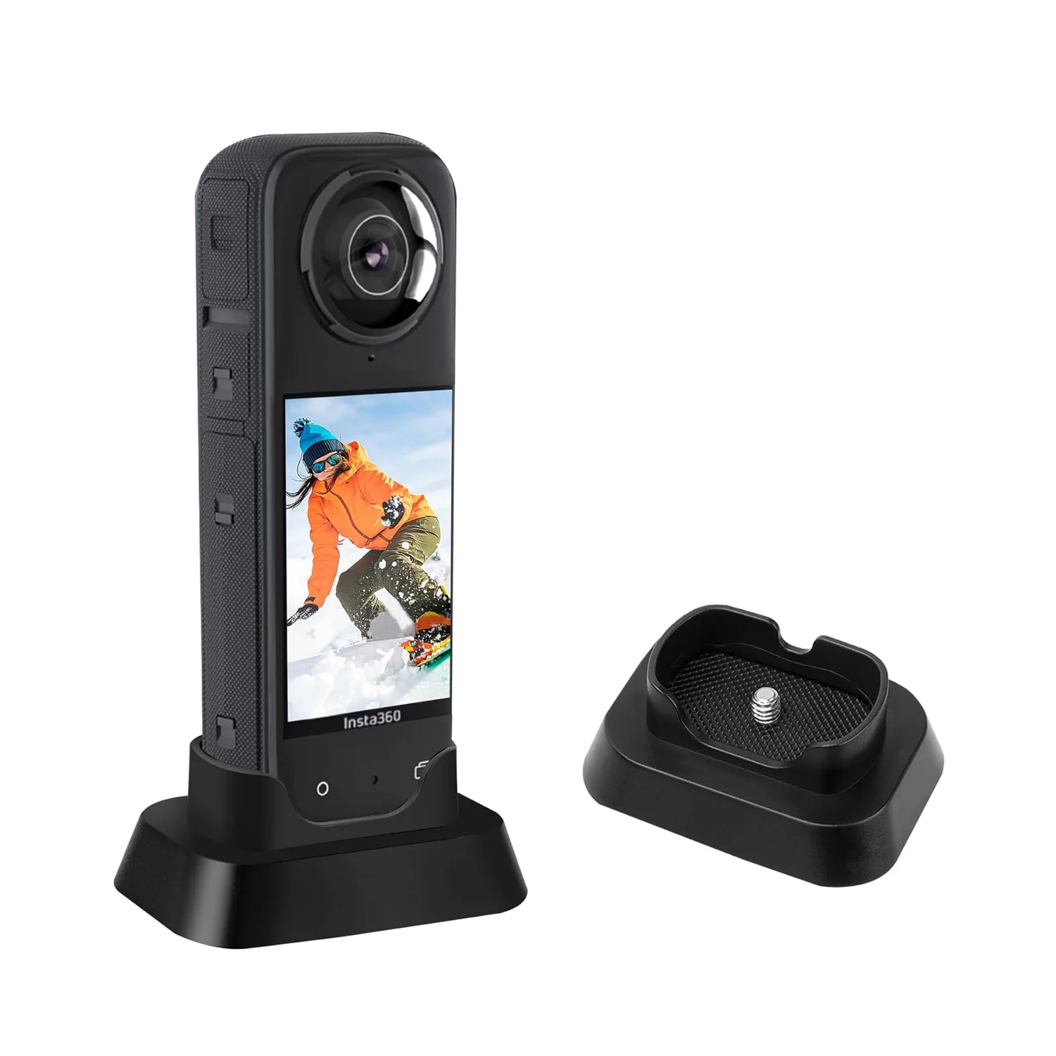 Insta360 X4 Accessories Set Soft Silicone Desktop Non-Slip Lightweight Camera Fixed Holder Stabilizer Mount Stand Base