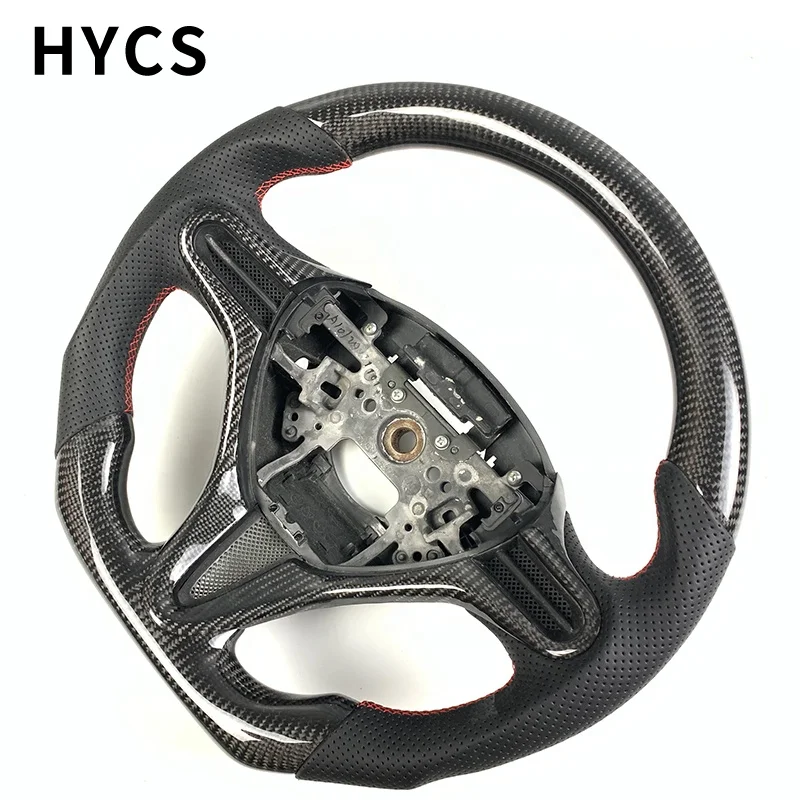 JDM racing factory custom carbon fiber steering wheel interior for Honda Fit GD6 GD8 GE GK5 GR9