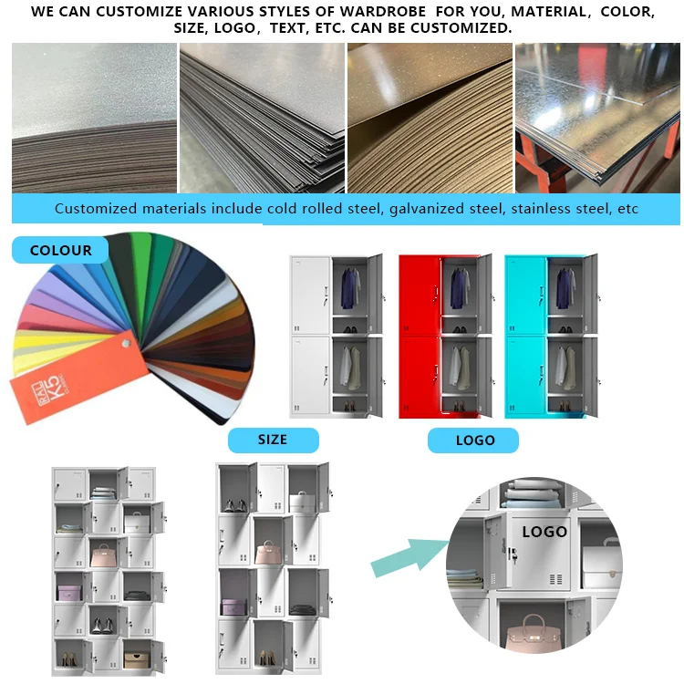 12 door steel staff locker for gym/ loker armario casier metal armadiet school metal storage locker