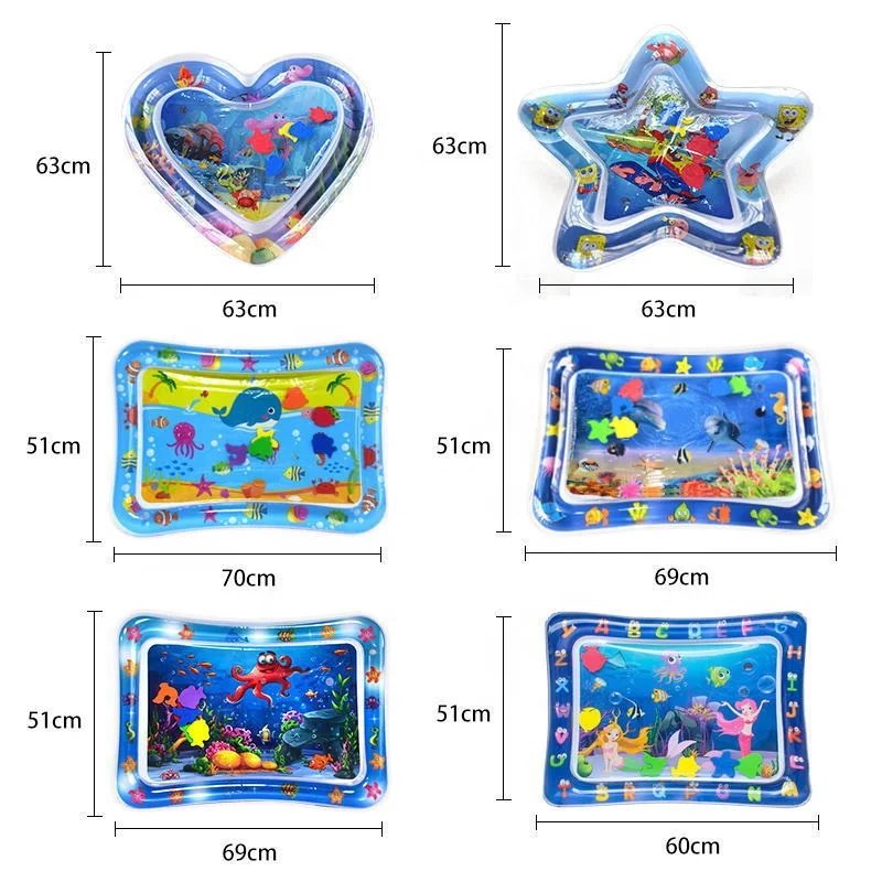 Baby Water Mat Inflatable Cushion Infant Toddler Water Play Mat for Children Early Education Developing Baby Toy Summer Toys