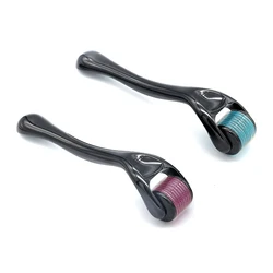 Titanium 0.5 mm Noiseless Chinese 540 Derma Needle Jade Roller Device Facial MassagerMicrocurrent Face Skin Care