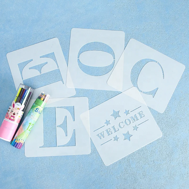 Reusable DIY Wall Painting Stencil Custom Design Wall Stencils For Home Decor