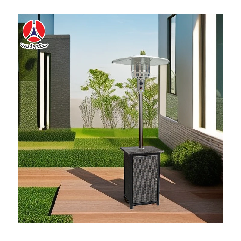 Factory wholesale garden outdoor propane fire pit patio heater umbrella shape outdoor gas heater with CE certification