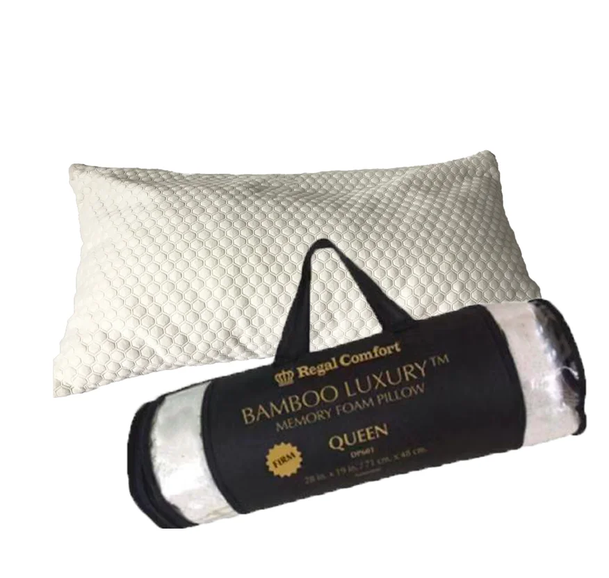 Non-toxic Breathable Cooling Bamboo Shredded Memory Foam Soft Pillow