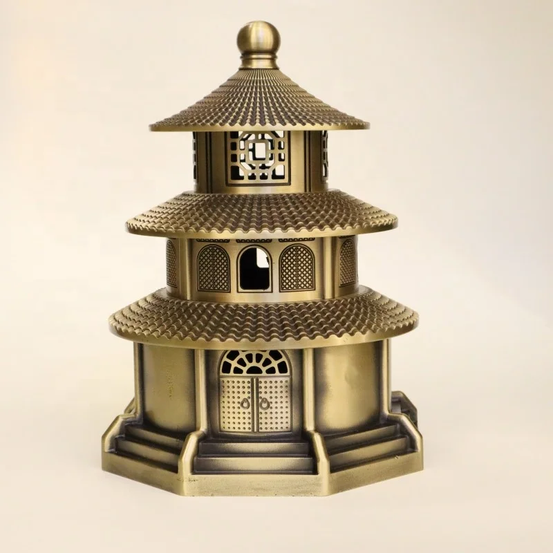 customized souvenir Temple of Heaven model brass metal crafts  incense burner Beijing tourism home decor cultural relics