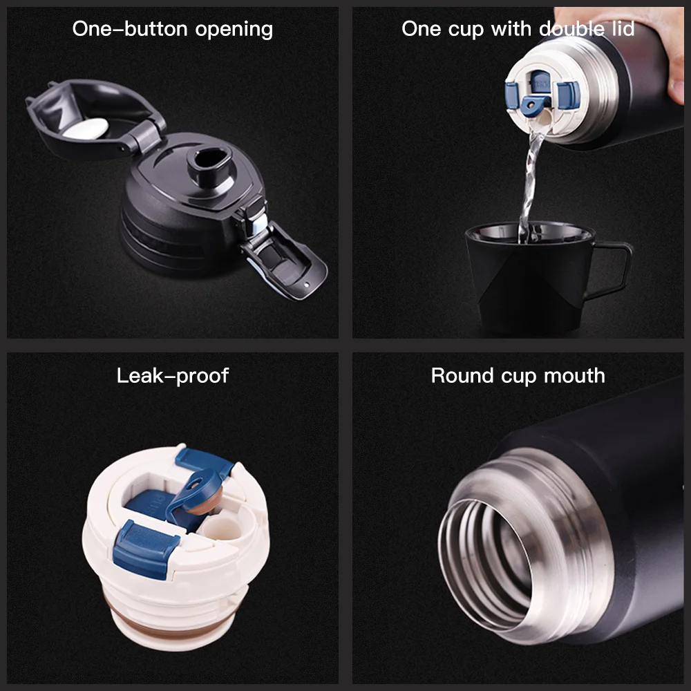 Wholesale Amazon Hot Sale Customized Stock Lot Eco High Quality Insulated Fitness Sports Vacuum Water Bottle Botella De Agua