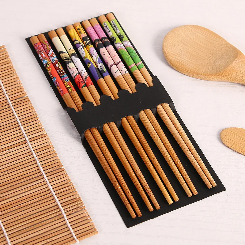 9 шт-Суши Прокатки Коврики лопатка для риса разбрасыватель удобрений choopsticks Суши Комплект набор