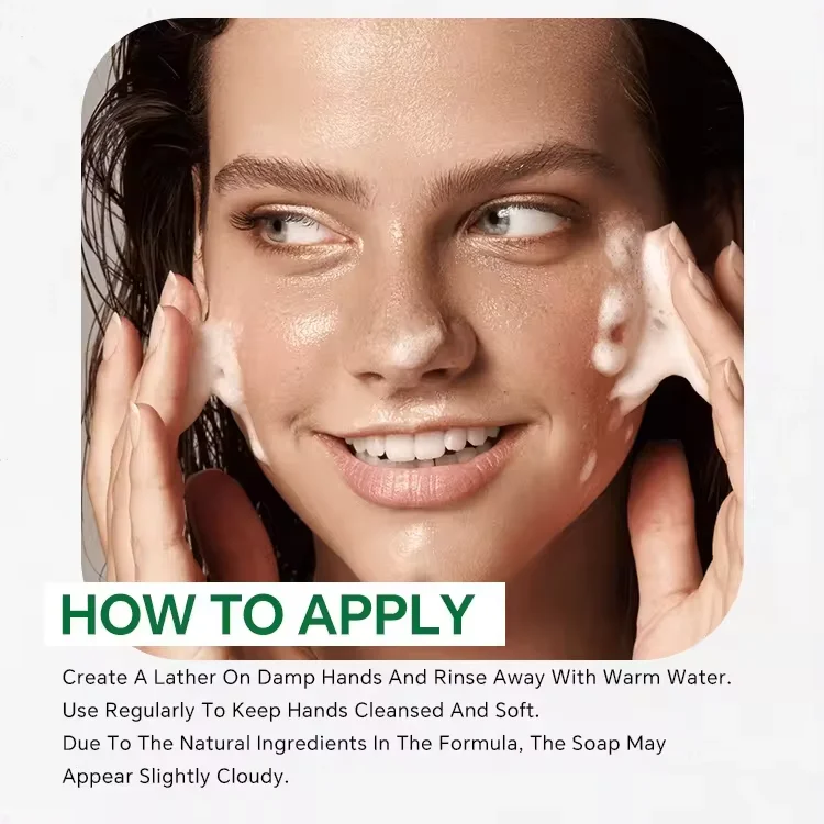 Private Label Deep Cleansing Skin Repairing Mint Liquid Soap Face Cleanser Pore Clean Anti Acne Face Wash Foam