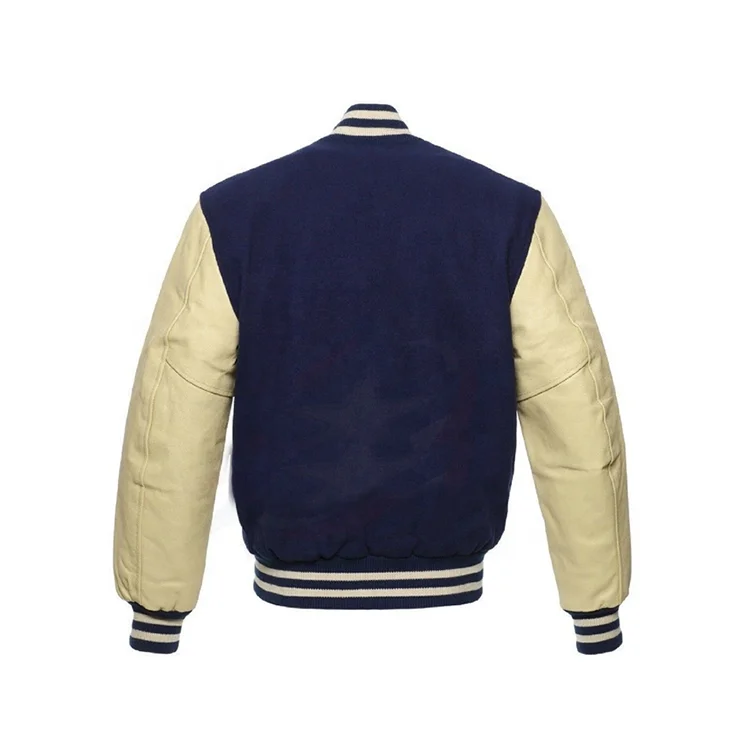 utility 2023 Wholesale Men Custom Cotton Fleece Baseball Jacket Letterman Blank Hooded Jacket