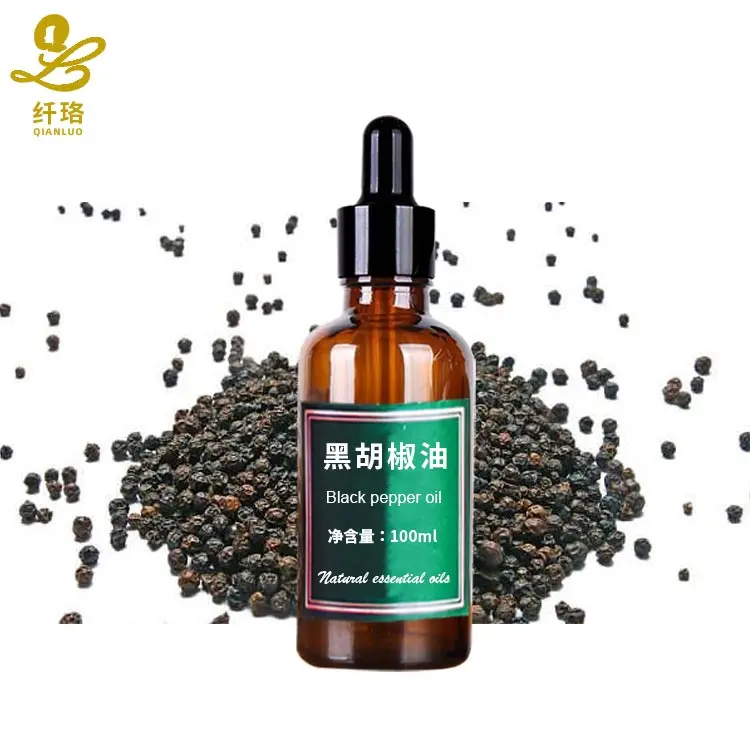 Manufacturers Supply Organic Dark Pepper Black Pepper Oil for Relieve Mood