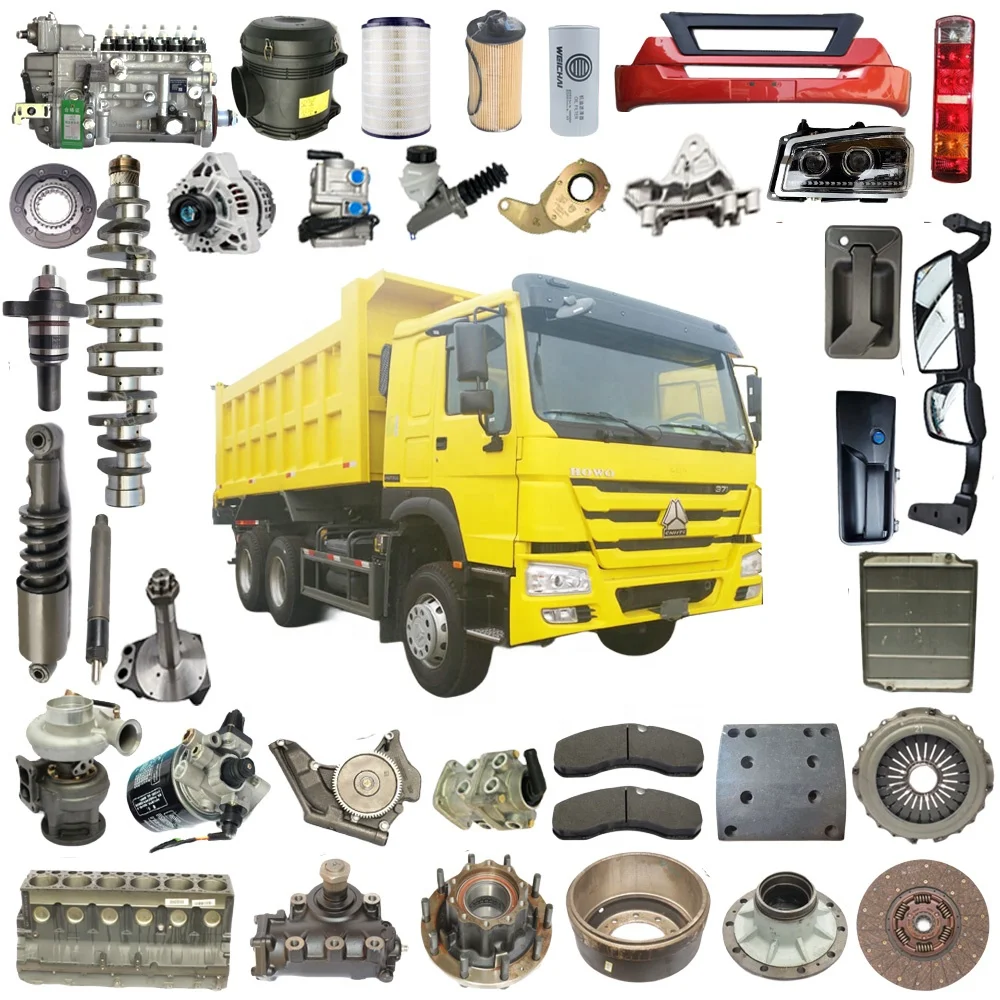 SINOTRUCK HOWO Dump Truck Spare Parts 290 336 371 420 HP Truck Parts