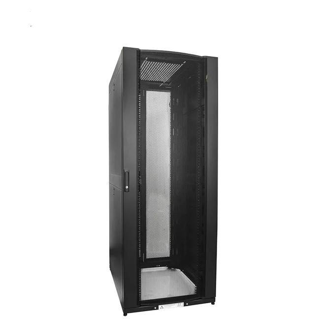 42U Server Rack Cabinet 4-Post Adjustable Depth network Equipment Rack Enclosure with Casters