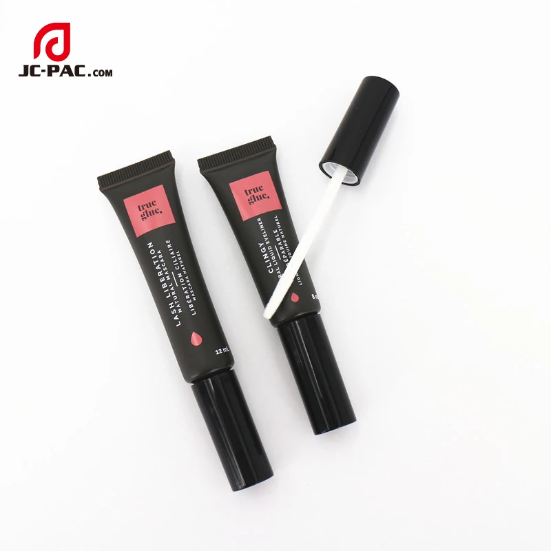 Small MOQ Transparent Lip gloss Tube Package Wholesale Cosmetics Lip Gloss Tubes 10ML Primer Applicator Make-up Base Container