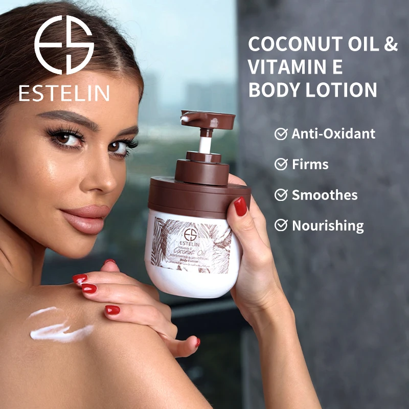 ESTELIN Coconut oil & Vitamin E   nourishing & smoothing body lotion