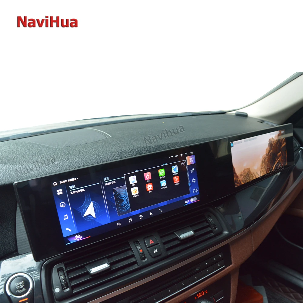 Navihua Car DVD Screen For BMW X5 X6 F15 F16 2014-2017 NBT System Multimedia System Carplay Android Auto GPS Navigation Radio