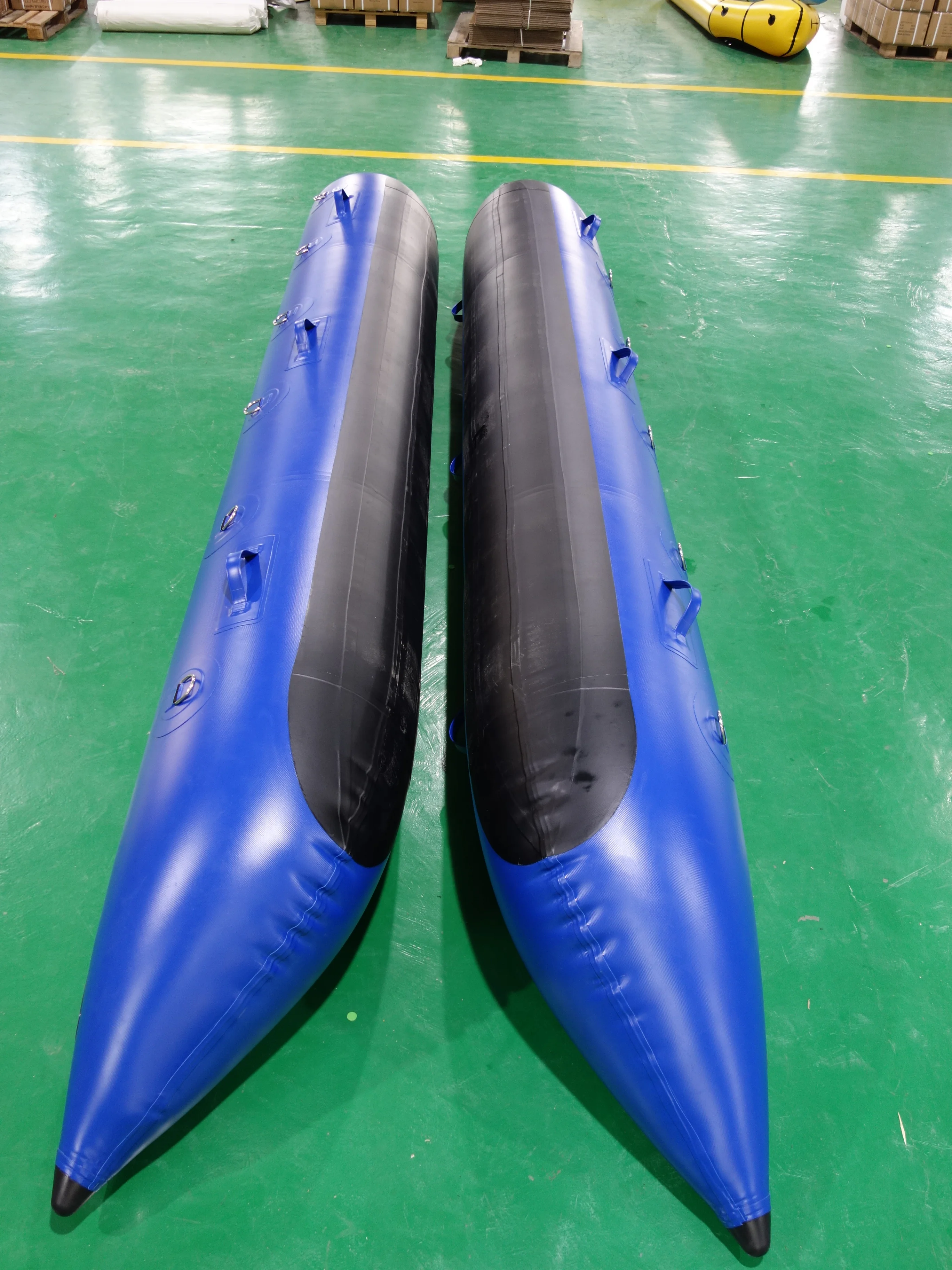 Custom Size Quality PVC Inflatable Floating Pontoon Boat Water Bicycle Aqua Bike Tubes Floating Water Bike Buoy