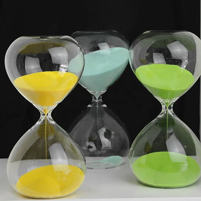 North Pendulum 5 10 15 30 60 minute Sand Timer Hourglass Color Sand Glass Hourglass For Classroom Office Decoration