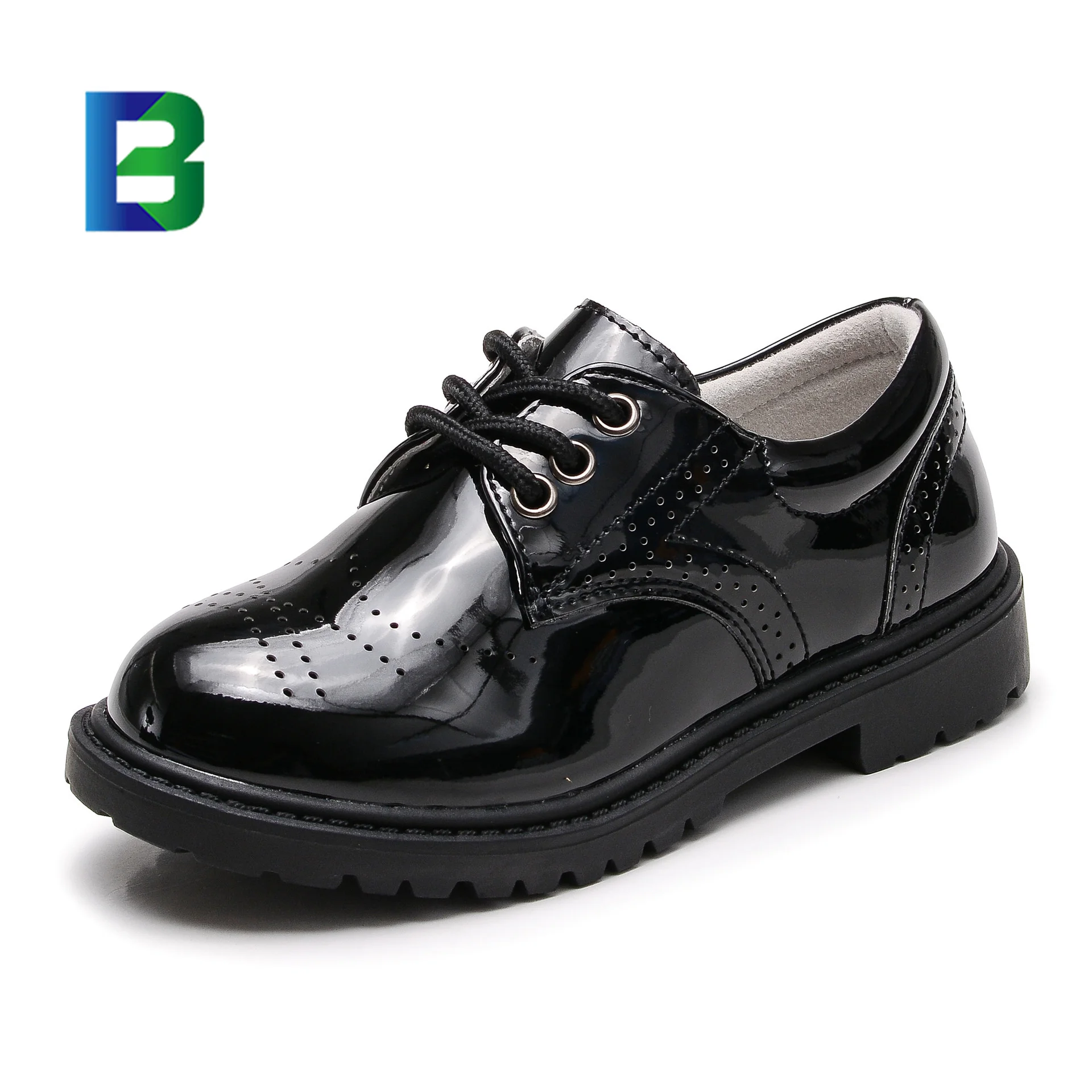 BC 2023 trendy boys shoes pu leather children sport shoes for kids  buckle strap Cute casual Campus shoes sneakers for children