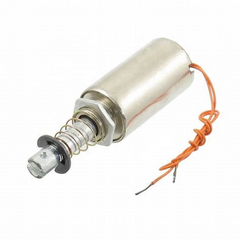 6v 12v 24v dc 500gt force 8mm stroke factory customized AO1442 pull push линейный соленоид