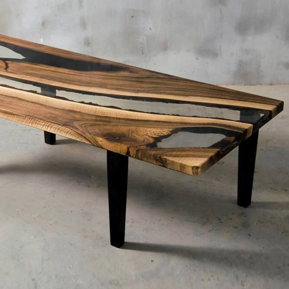 High Quality Epoxy Resin Dining Table New Design Luxury Nordic Simple Tea Table Steady Large Board Tea Table
