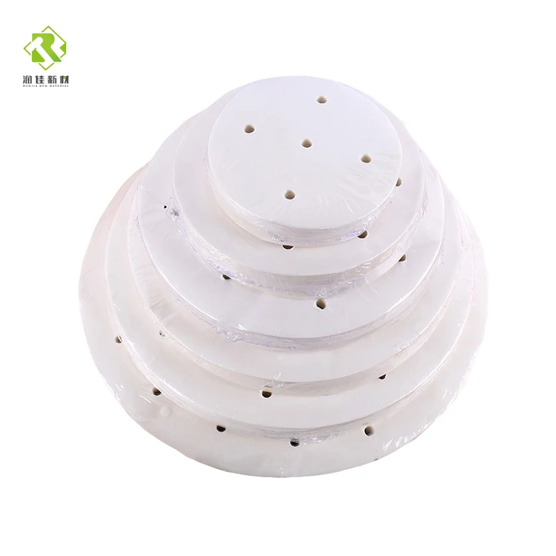 Kitchen Non-stick Perforated Parchment Bamboo Steamer Liner Paper Steaming Paper