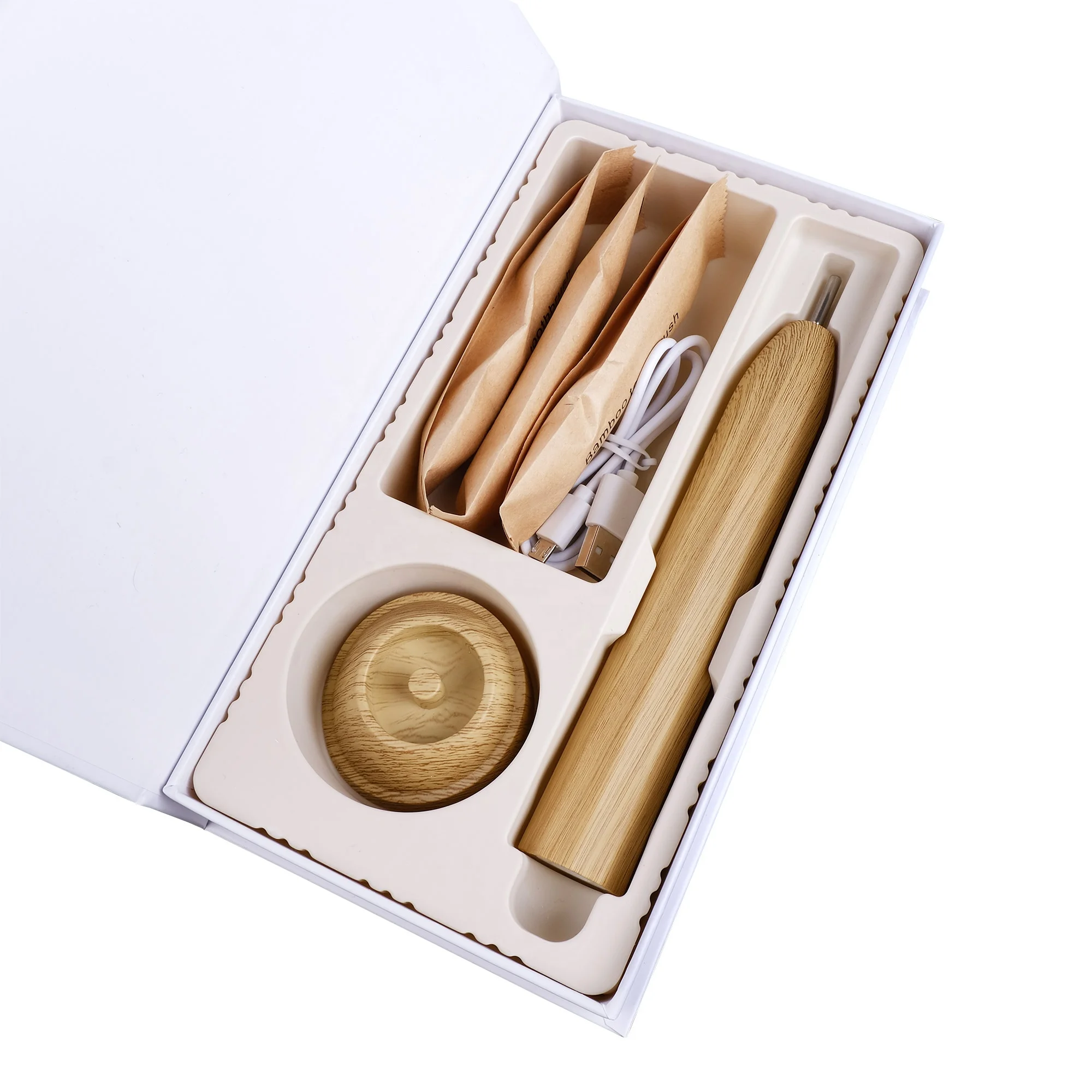 
Sonic Electric Toothbrush, 5 Modes with Smart Timer, 40,000 VPM Motor, Whitening Rechargeable 