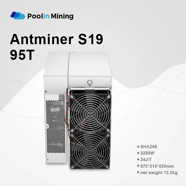  Bitcoin mining machine bitmain antminer s19 pro 110t 95T asic miner price second hand