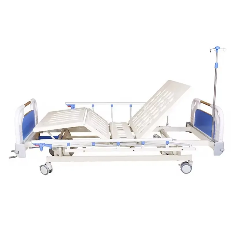 Easycare Good Price Hospital Equipment Three Functions Adjustable 3 Crank Manual Metal Homecare Hospital Nursing bed